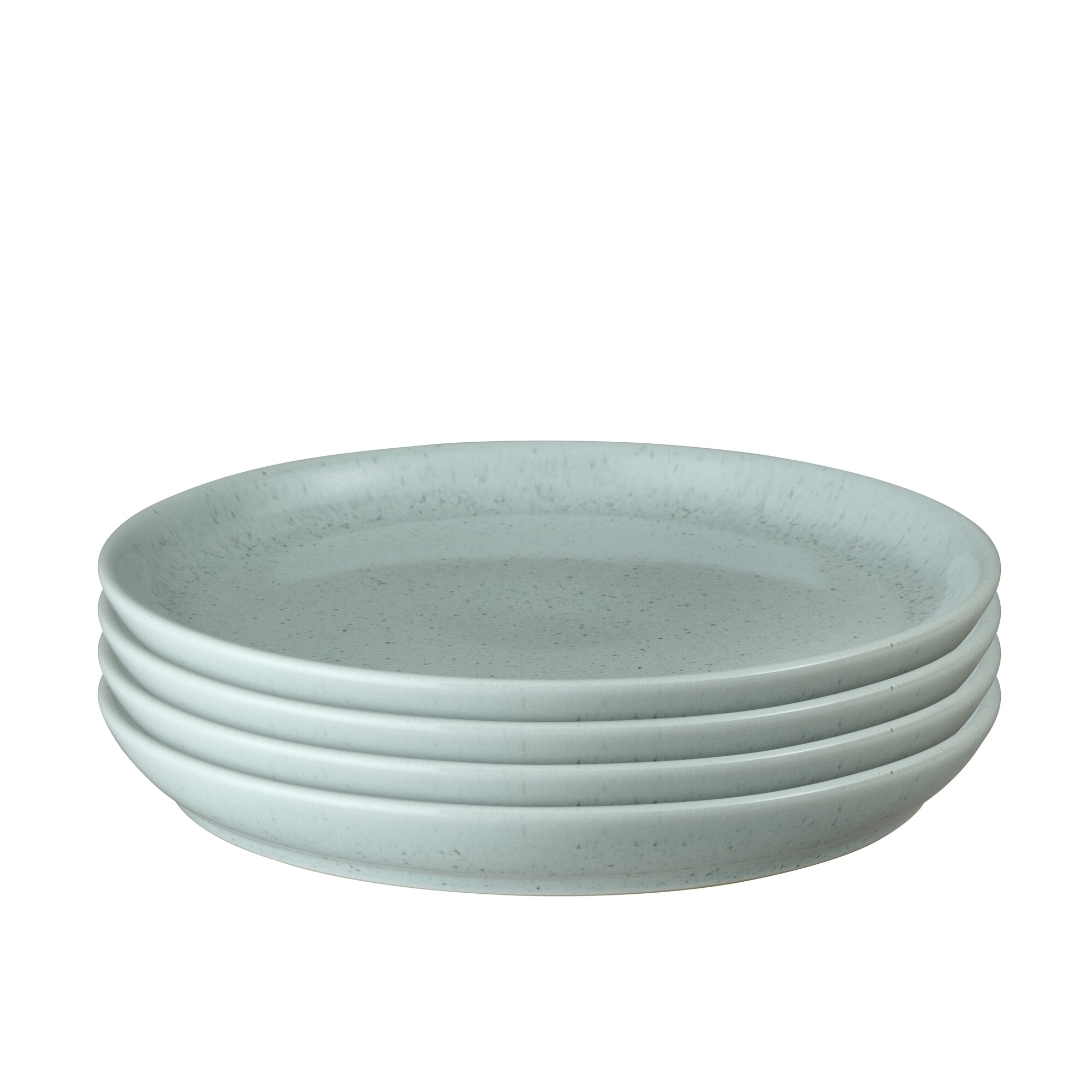 Product photograph of Teal Speckle Set Of 4 Dinner Plates from Denby Retail Ltd